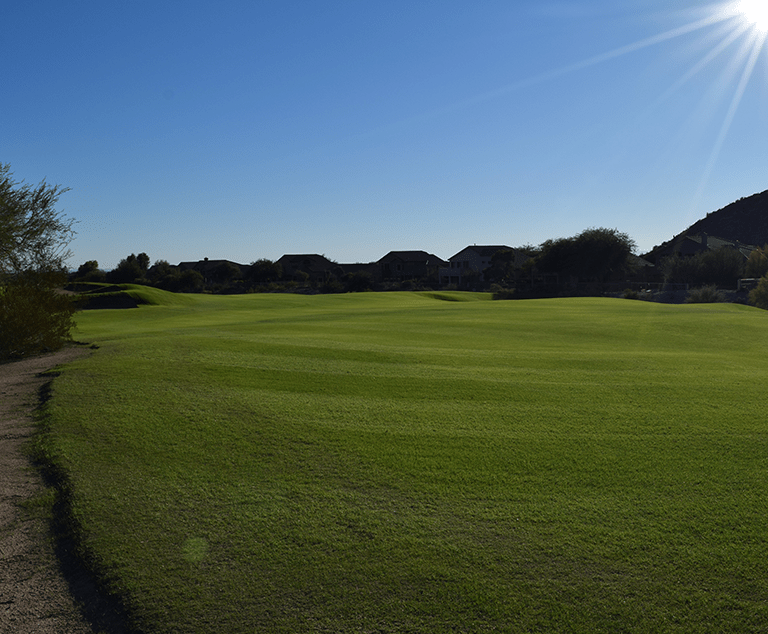 view of the course green