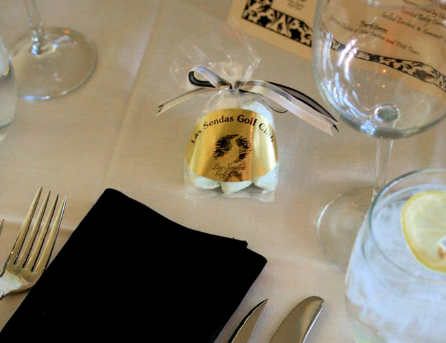 Table and place setting at event