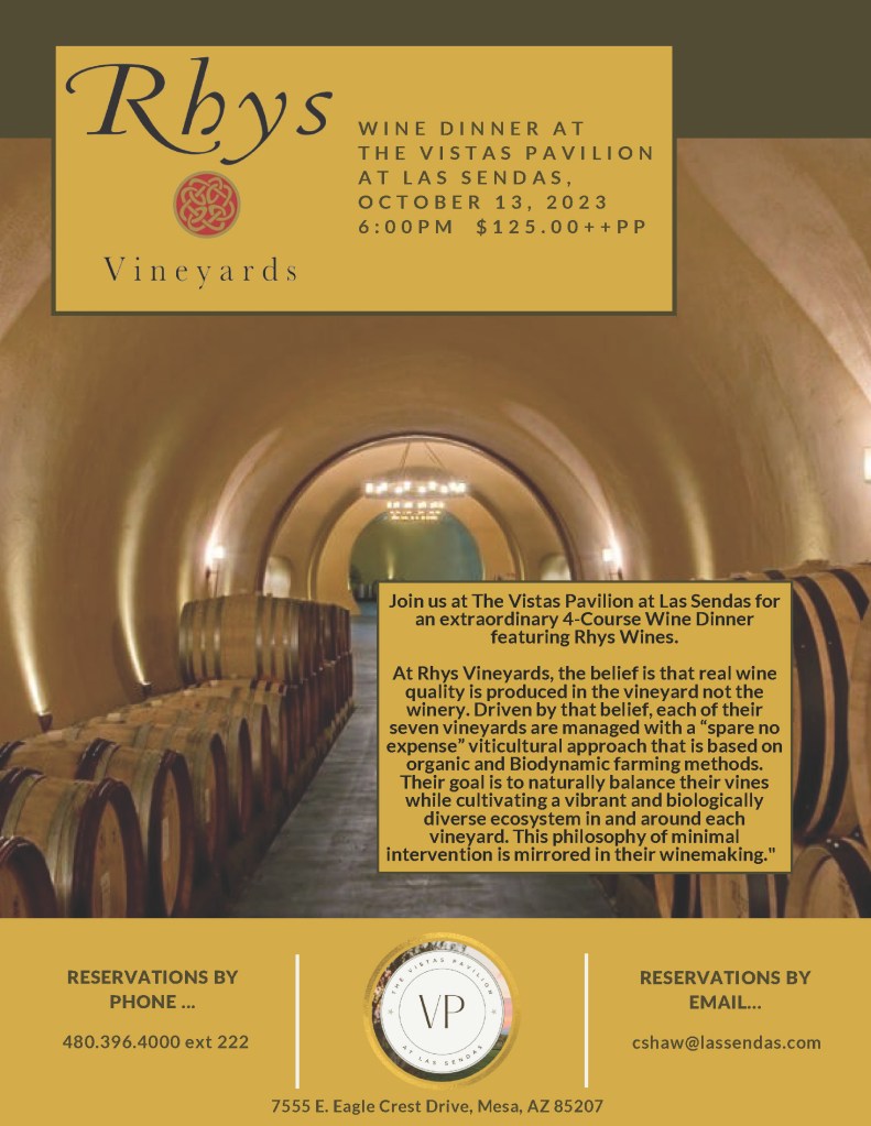 Ryhs Wine Dinner