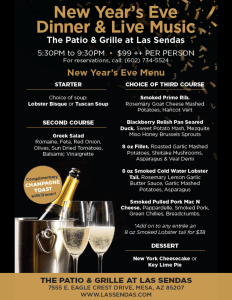 New Years Eve Dinner & Live Music