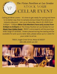 Stock your cellar event 