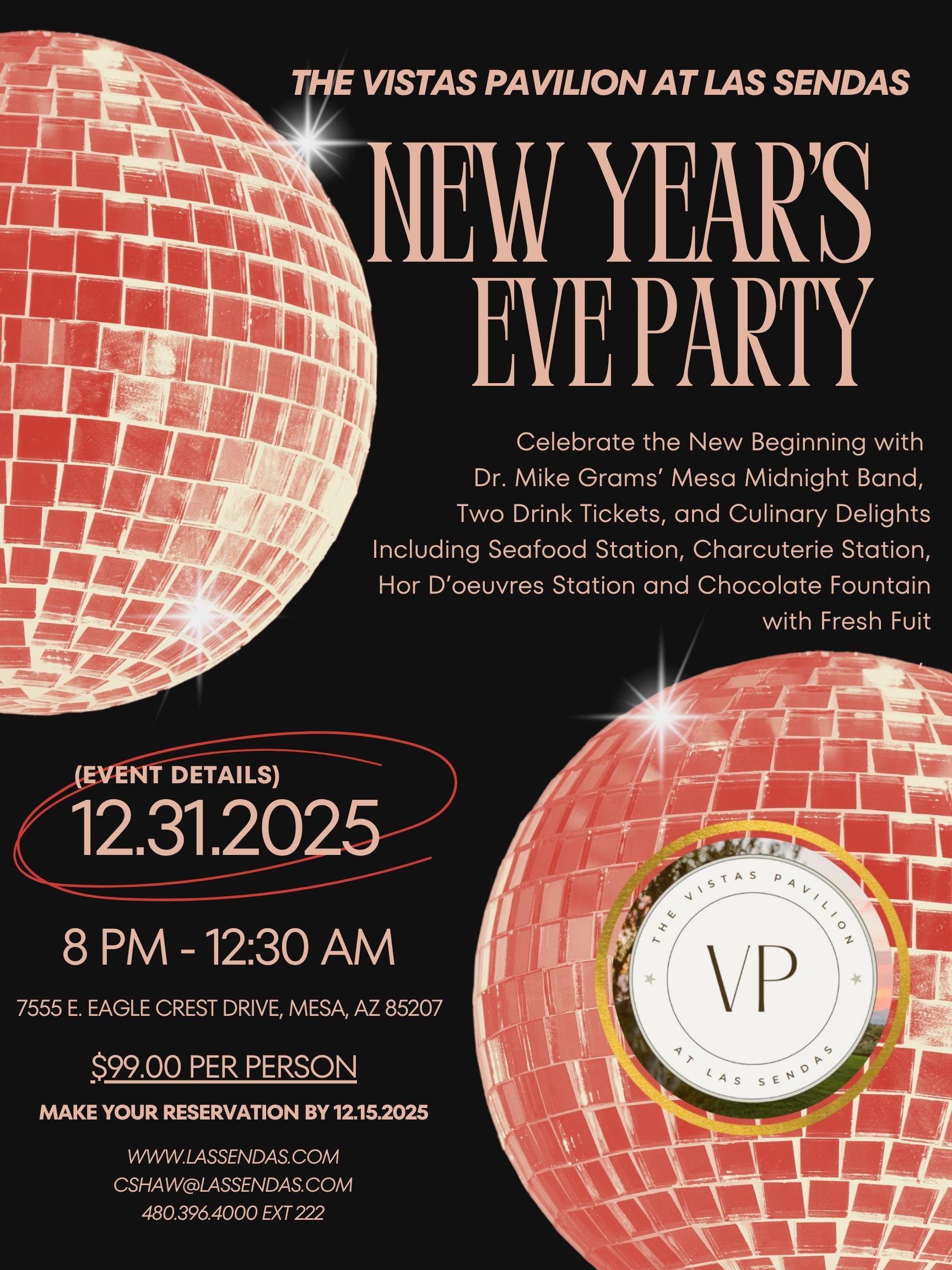 New Years Eve Party at the Pavilion