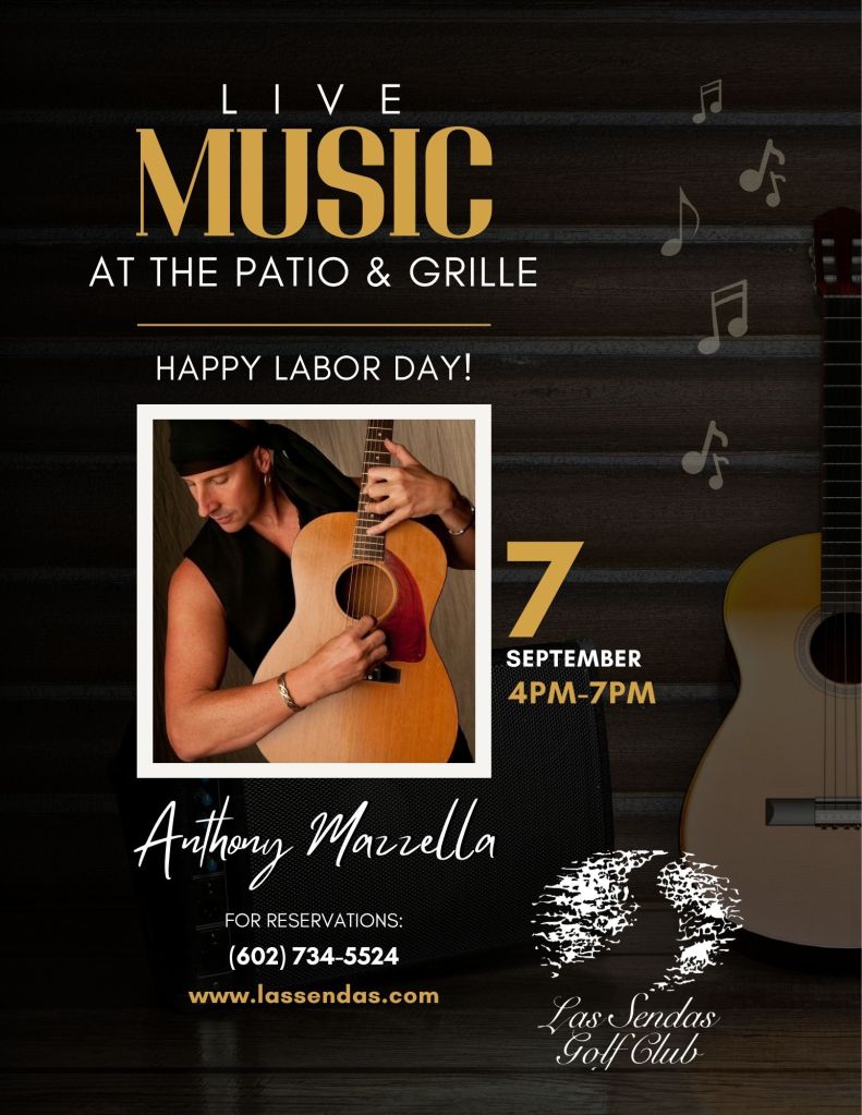 Labor Day, Live Music from 4p-7p.